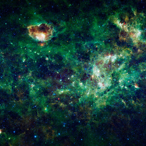 Unsere Milchstrase mit Cassiopeia und Cepheus