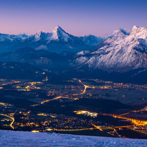 Wintermorgen in Salzburg