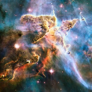 NASA Space Teleskop Aufnahme einer fernen Galaxie