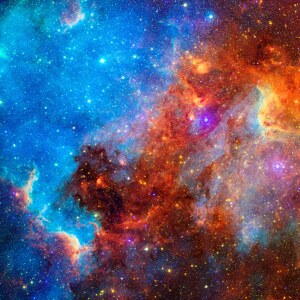 NASA Space Teleskop Aufnahme einer fernen Galaxie zwei