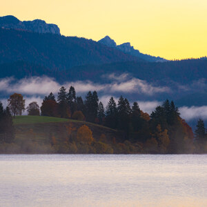Herbstmorgen am Walchensee