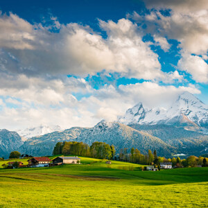 Watzmann im Fruhling