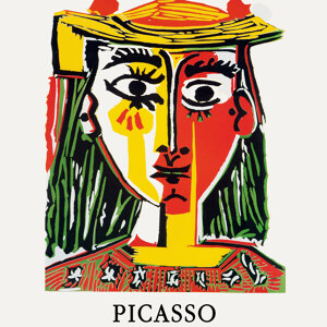 Picasso - FEMME AU CHAPEAU IMPRIMABLE