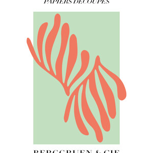 Matisse - Papiers Decoupes, gruen und orange