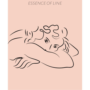 Matisse ? Frau schwarz-rosa