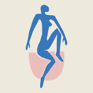 Matisse ? Frau in blau