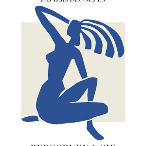 Matisse ? Blaue Frau, Papiers Decoupes