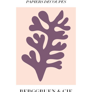 Matisse ? botanisches Design rosa-lila