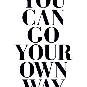 You Can Go Your Own Way