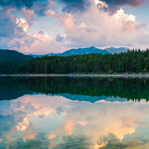 Erstes Licht am Eibsee