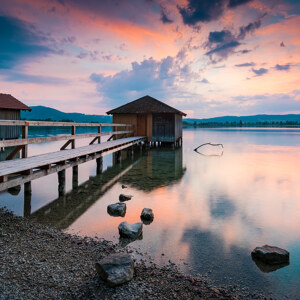 Sommerabend am Kochelsee