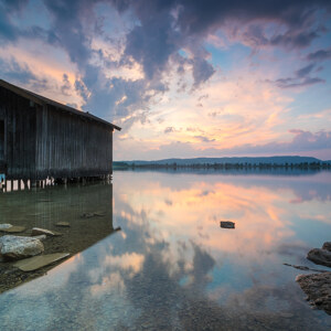 Abend am Kochelsee