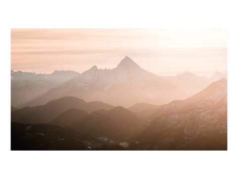 Alpen im Winterlicht