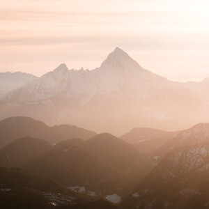 Alpen im Winterlicht
