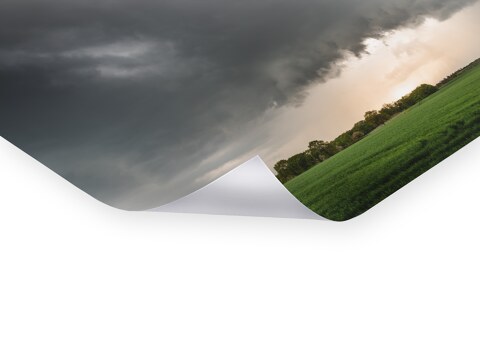 Aufziehende Gewitterzelle