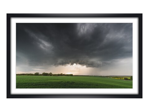 Aufziehende Gewitterzelle