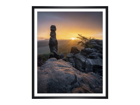 Barbarine auf dem Pfaffenstein Elbsandsteingebirge - Saechsische Schweiz