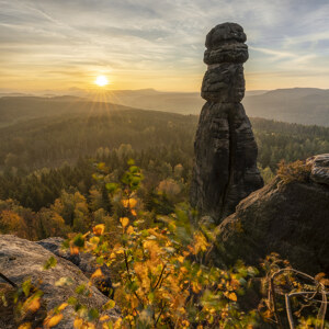 Barbarine auf dem Pfaffenstein Elbsandsteingebirge