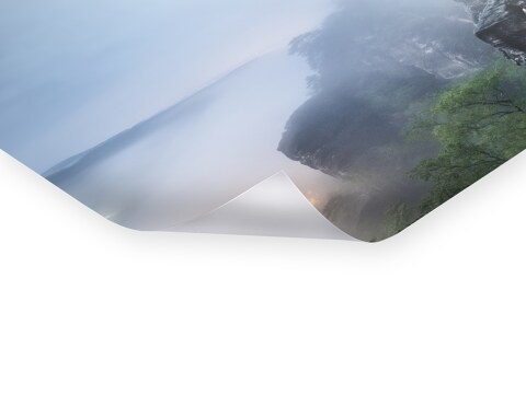 Basteiaussicht bei Nacht im Elbsandsteingebirge