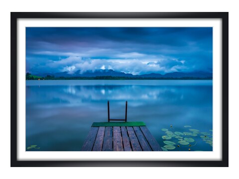 Blaue Stunde am Hopfensee