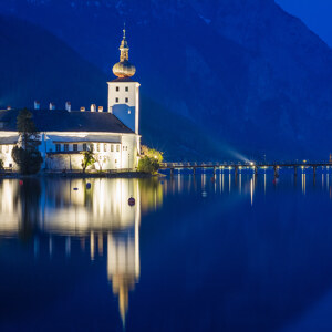 Blaue Stunde in Gmunden
