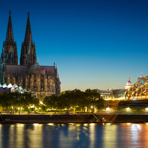 Blaue Stunde in Koeln