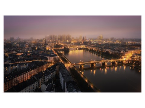 Frankfurter Skyline im Nbeel