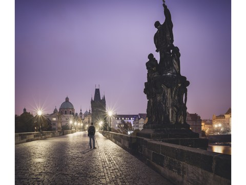Der Fotograf auf der Karlsbruecke