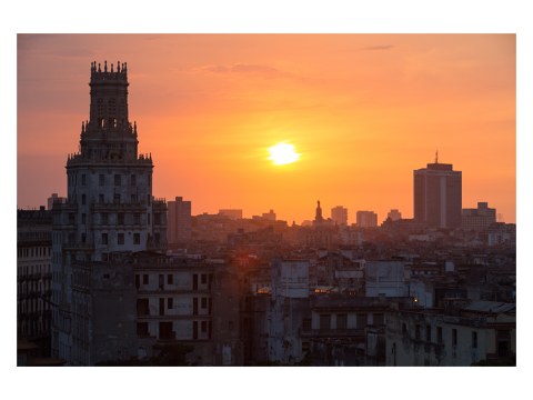 Sonnenuntergang in Havanna