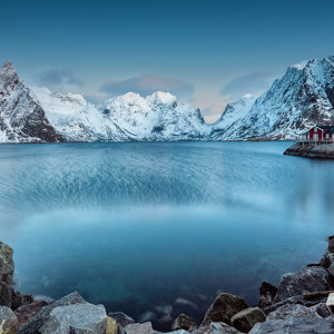 Winterlandschaft Lofoten