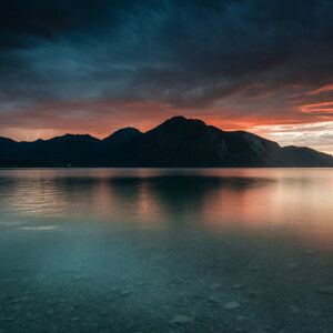 Gewitter im Abendrot