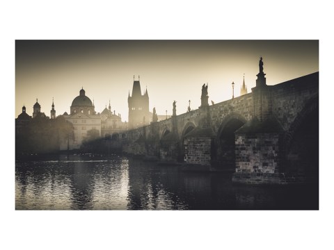 Karlsbruecken Panorama Prag