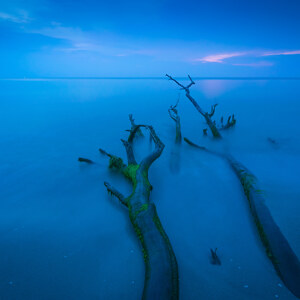 Nachteinbruch am Weststrand