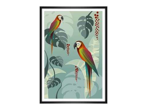 Papageien im Dschungel