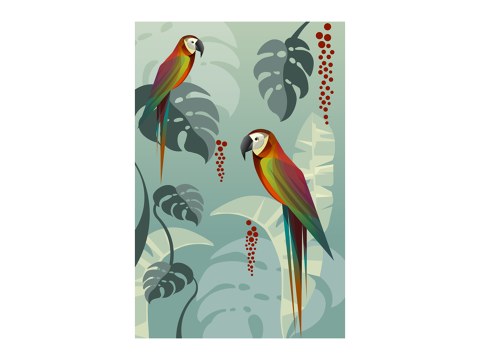 Papageien im Dschungel