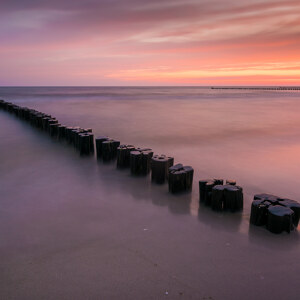 Pastellmorgen am Meer