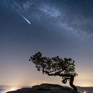 Perseids I Elbsandsteingebirge