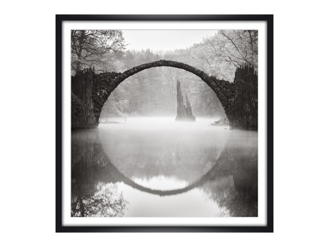 Rakotzbruecke im Nebel