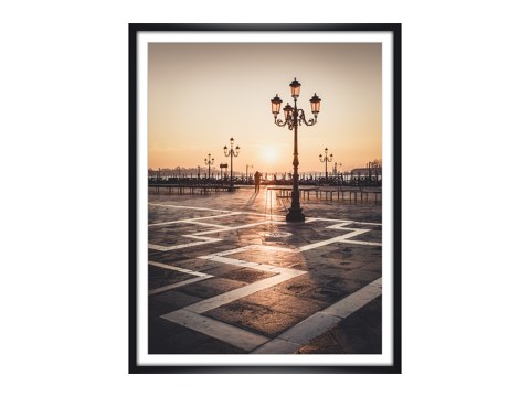Sonnenaufgang am Piazza San Marco Venedig