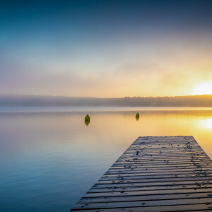 Sonnenaufgang am See