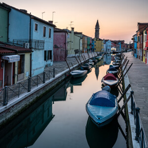 Sonnenaufgang auf Burano Venetien