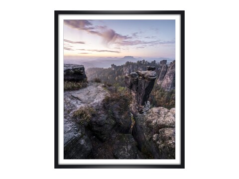 Wehlnadel mit Basteiaussicht Elbsandsteingebirge - Saechsische Schweiz