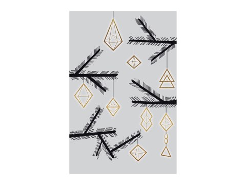 abstract christmas decorations