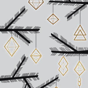 abstract christmas decorations