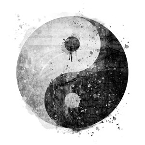 Abstract Yin Yang