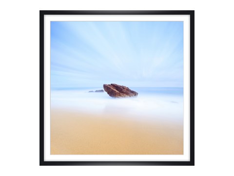 Photo de plage abstraite