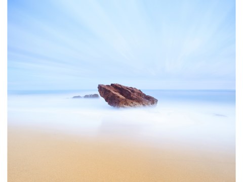 Photo de plage abstraite