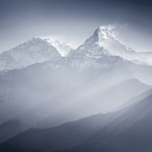 Annapurna Berg Panorama