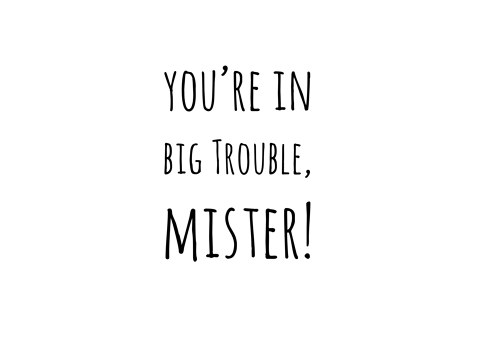 Big Trouble Mister Poster