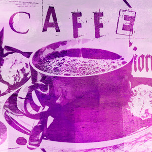 kaffeetasse caffe quatratisch braun